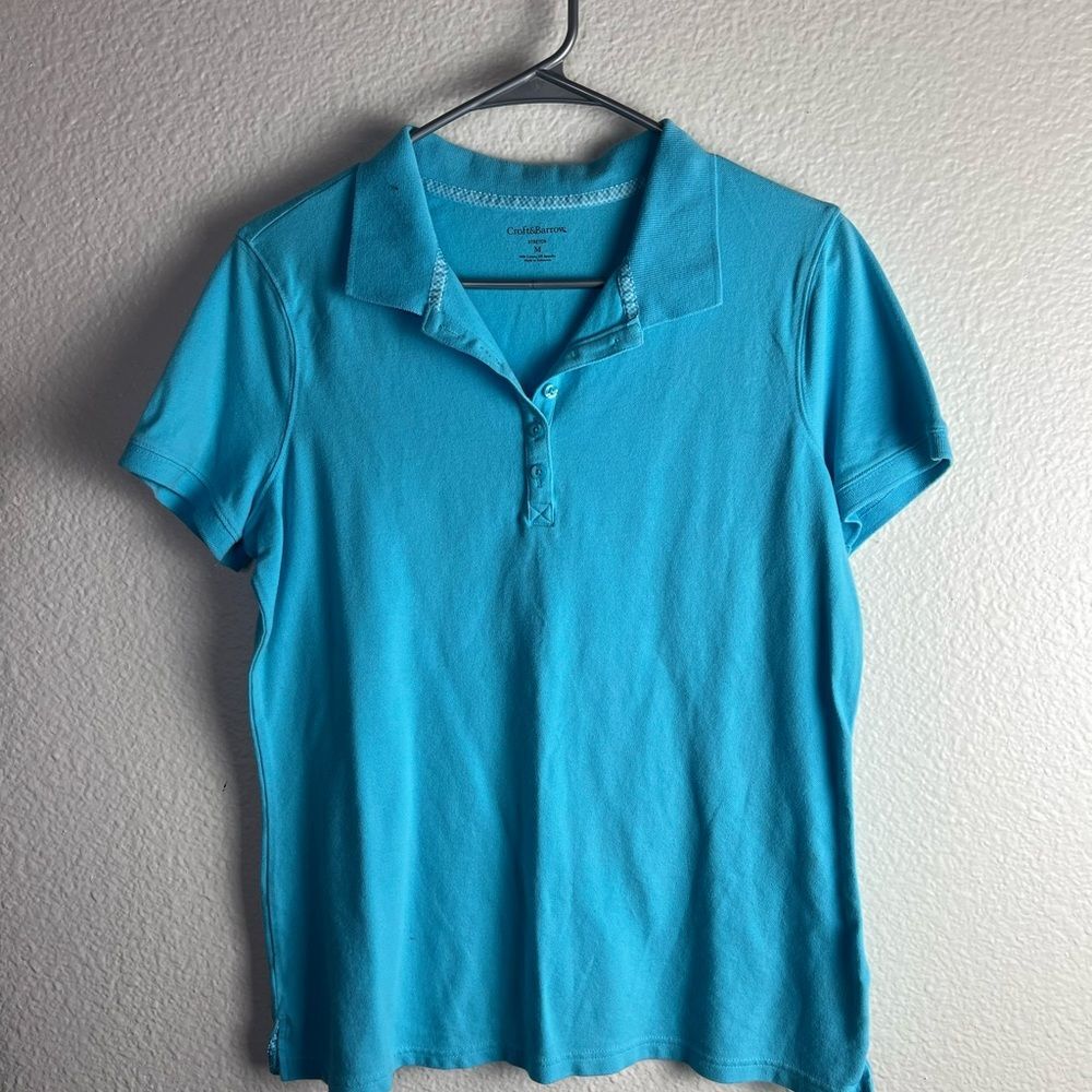 Croft & barrow blue polo shirt